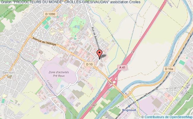 "PRODUCTEURS DU MONDE" CROLLES-GRESIVAUDAN"