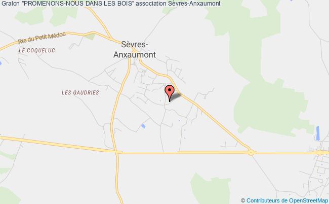plan association "promenons-nous Dans Les Bois" Sèvres-Anxaumont