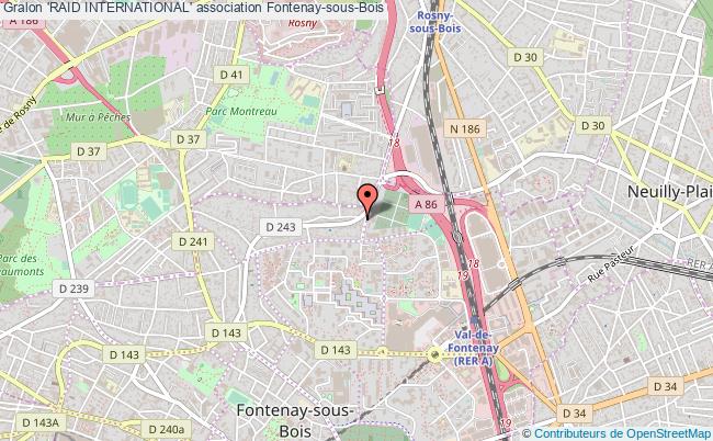 plan association 'raid International' Fontenay-sous-Bois