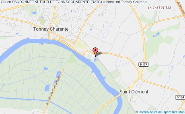 plan association 'randonnee Autour De Tonnay-charente (ratc)' Tonnay-Charente