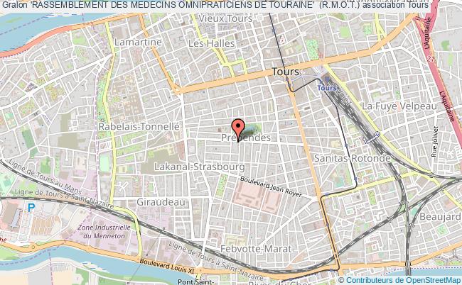 plan association 'rassemblement Des Medecins Omnipraticiens De Touraine'  (r.m.o.t.) Tours