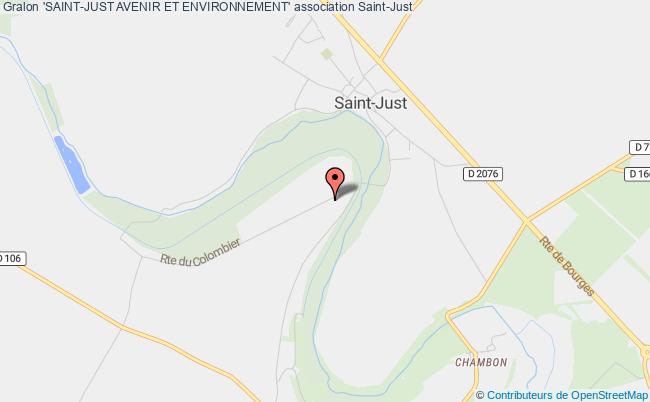 plan association 'saint-just Avenir Et Environnement' Saint-Just