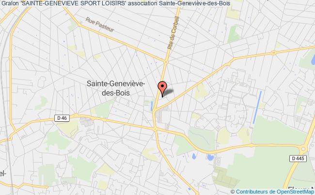 plan association 'sainte-genevieve Sport Loisirs' Sainte-Geneviève-des-Bois