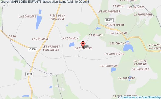 plan association 'sapin Des Enfants' Saint-Aubin-le-Dépeint