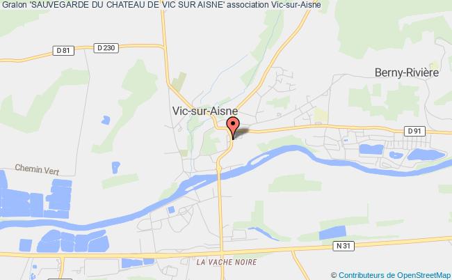 plan association 'sauvegarde Du Chateau De Vic Sur Aisne' Vic-sur-Aisne