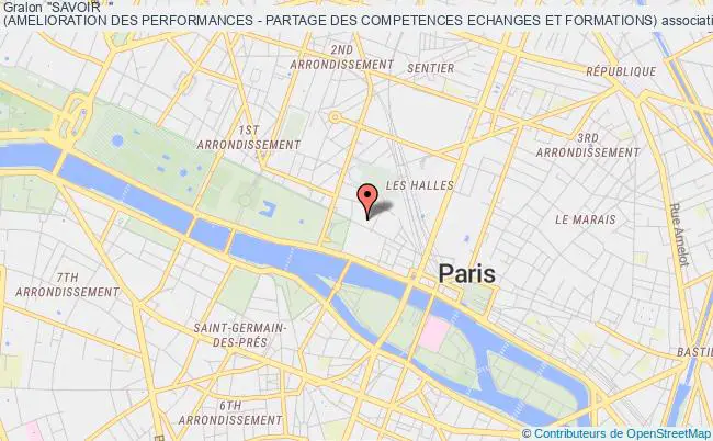 plan association "savoir +"
(amelioration Des Performances - Partage Des Competences Echanges Et Formations) Paris
