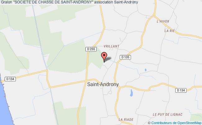 plan association "societe De Chasse De Saint-androny" Saint-Androny