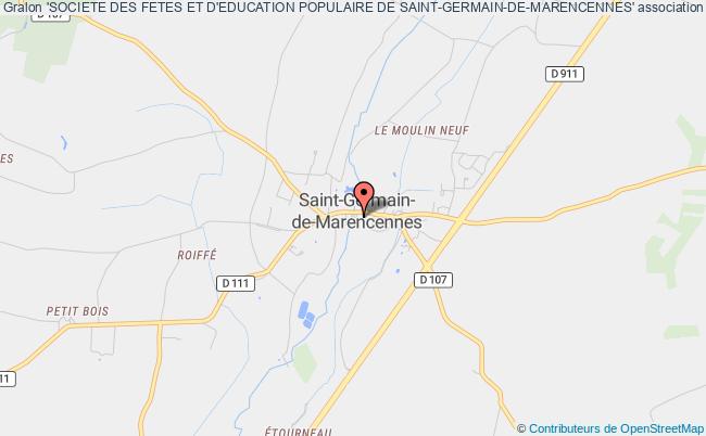 plan association 'societe Des Fetes Et D'education Populaire De Saint-germain-de-marencennes' SAINT-PIERRE-LA-NOUE