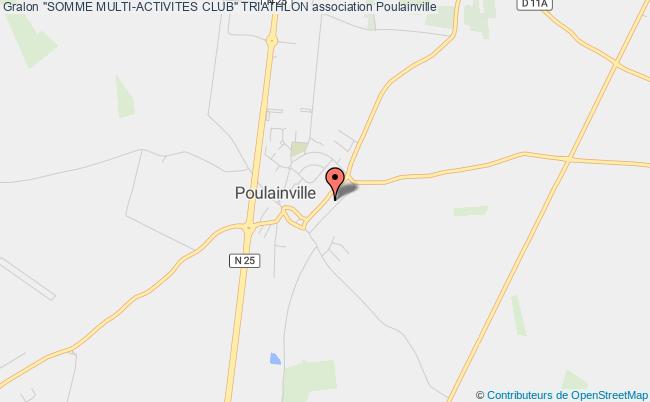 plan association "somme Multi-activites Club" Triathlon Poulainville