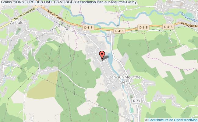 plan association 'sonneurs Des Hautes-vosges' Ban-sur-Meurthe-Clefcy