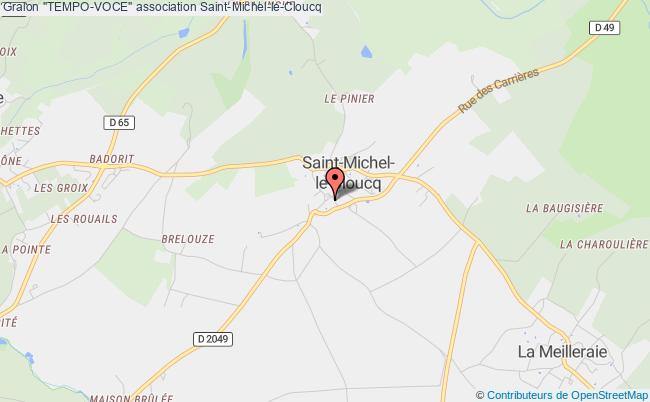 plan association "tempo-voce" Saint-Michel-le-Cloucq