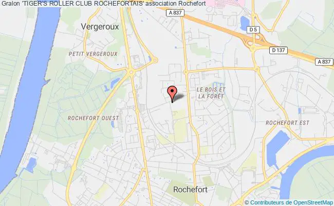 plan association 'tiger's Roller Club Rochefortais' Rochefort