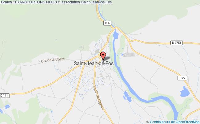 plan association "transportons Nous !" Saint-Jean-de-Fos