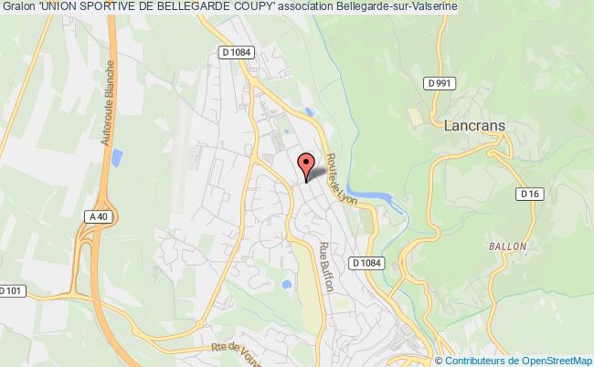 plan association 'union Sportive De Bellegarde Coupy' Bellegarde-sur-Valserine