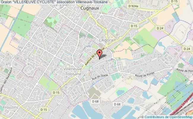 plan association "villeneuve Cycliste" Villeneuve-Tolosane