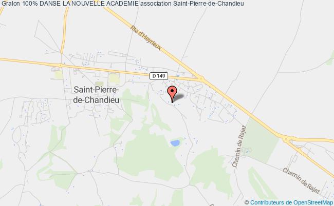 plan association 100% Danse La Nouvelle Academie Saint-Pierre-de-Chandieu