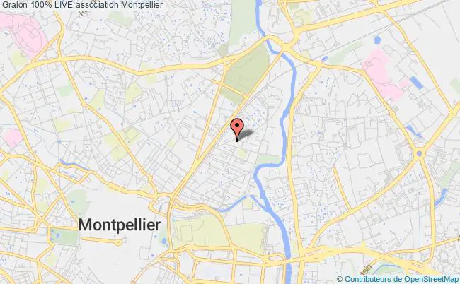 plan association 100% Live Montpellier