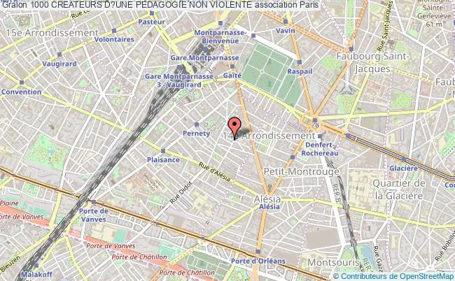 plan association 1000 Createurs D?une Pedagogie Non Violente Paris