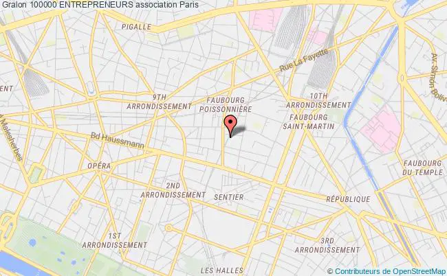 plan association 100000 Entrepreneurs Paris