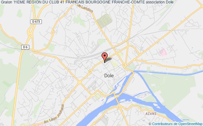 plan association 11eme Region Du Club 41 Francais Bourgogne Franche-comte Dole