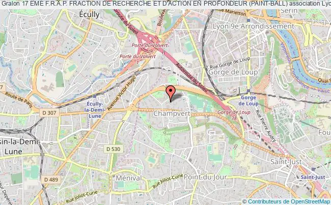 plan association 17 Eme F.r.a.p. Fraction De Recherche Et D'action En Profondeur (paint-ball) Lyon 9e Arrondissement