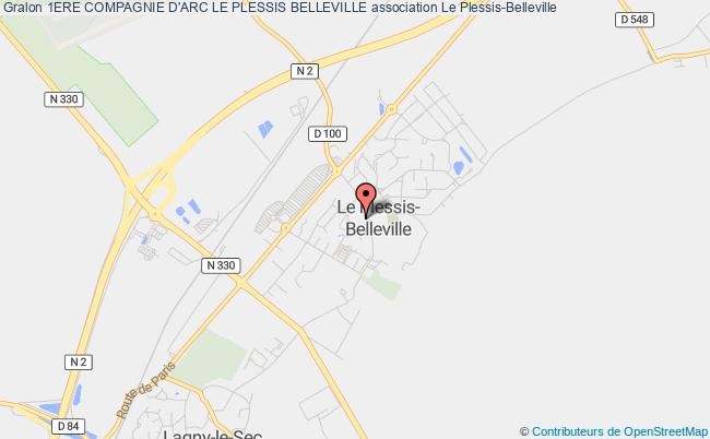 plan association 1ere Compagnie D'arc Le Plessis Belleville Le Plessis-Belleville