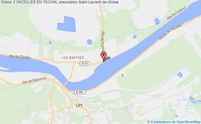 plan association 2 Gazelles En Tech'4l Saint-Laurent-de-Gosse