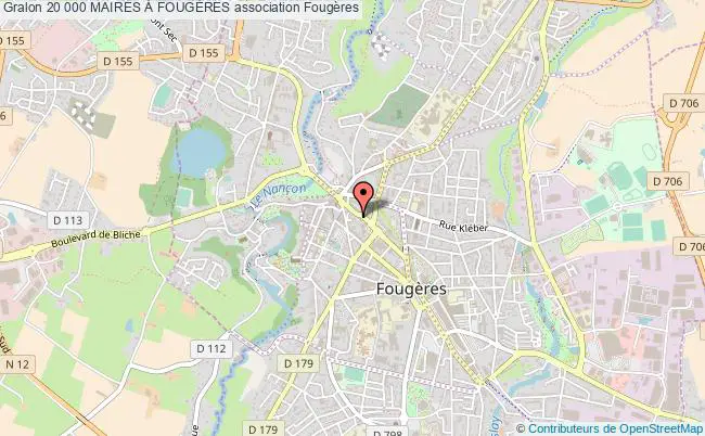 plan association 20 000 Maires À FougÈres Fougères