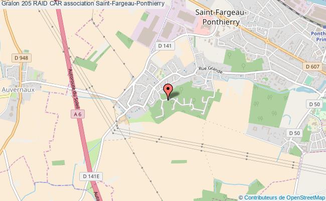 plan association 205 Raid Car Saint-Fargeau-Ponthierry
