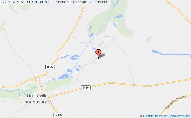 plan association 205 Raid Experience Ondreville-sur-Essonne