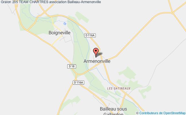 plan association 205 Team Chartres Bailleau-Armenonville