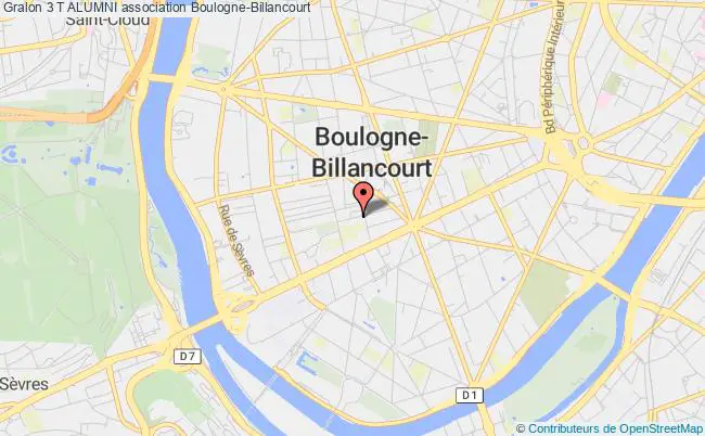 plan association 3 T Alumni Boulogne-Billancourt