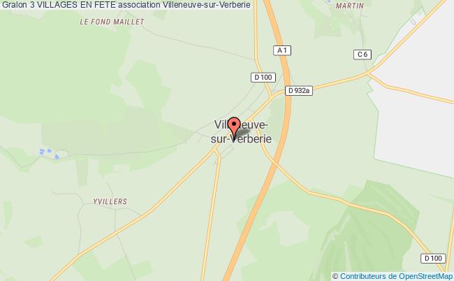 plan association 3 Villages En Fete Villeneuve-sur-Verberie