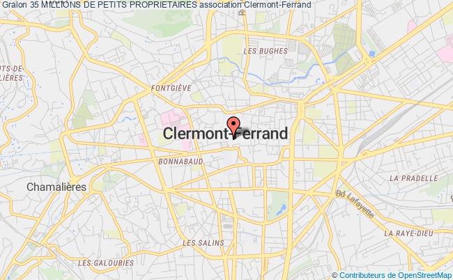 plan association 35 Millions De Petits Proprietaires Clermont-Ferrand