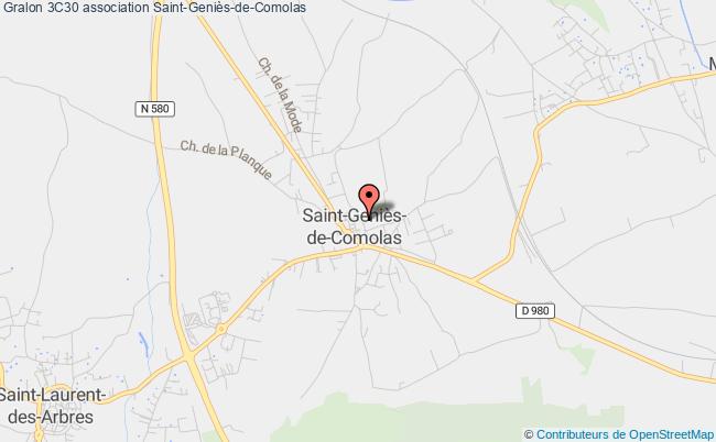 plan association 3c30 Saint-Geniès-de-Comolas