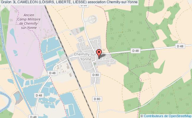 plan association 3l.cameleon (loisirs, LibertÉ, Liesse) Chemilly-sur-Yonne