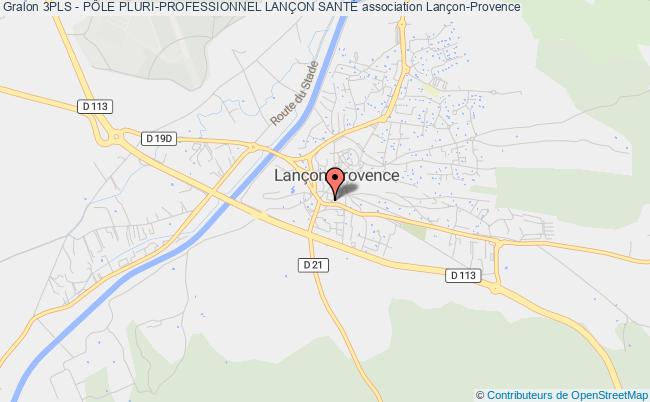 plan association 3pls - PÔle Pluri-professionnel LanÇon SantÉ Lançon-Provence