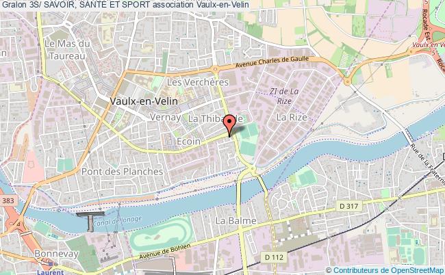 plan association 3s/ Savoir, SantÉ Et Sport Vaulx-en-Velin