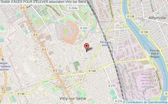 plan association 4 Ailes Pour S'elever Vitry-sur-Seine