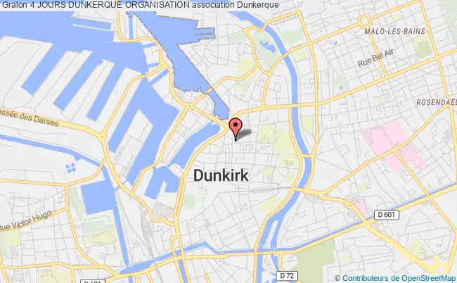 plan association 4 Jours Dunkerque Organisation Dunkerque