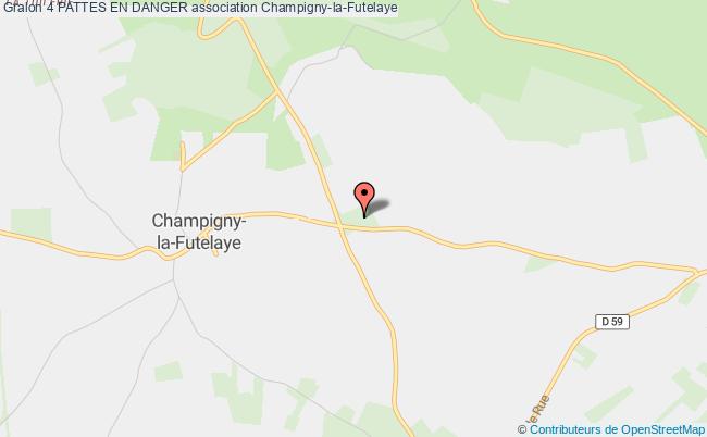 plan association 4 Pattes En Danger Champigny-la-Futelaye