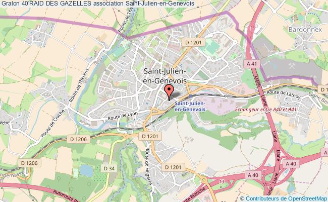 plan association 40'raid Des Gazelles Saint-Julien-en-Genevois