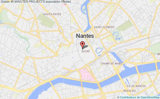 plan association 45 Minutes Projects Nantes