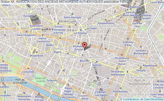 plan association 4a, Association Des Anciens Arthuriens Authentiques Paris