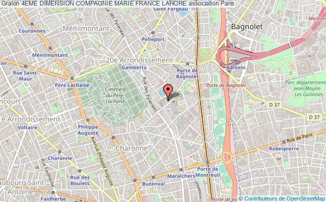 plan association 4eme Dimension Compagnie Marie France Lahore Paris