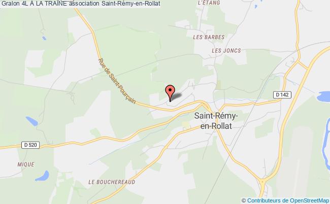 plan association 4l À La TraÎne Saint-Rémy-en-Rollat