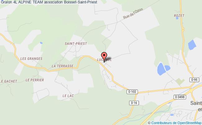plan association 4l Alpine Team Boisset-Saint-Priest