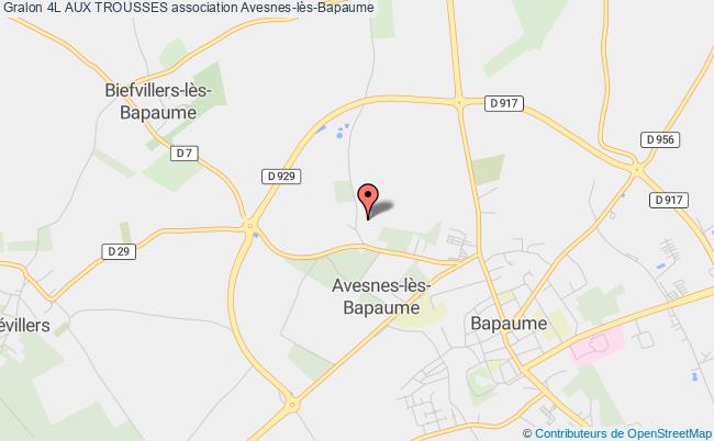 plan association 4l Aux Trousses Avesnes-lès-Bapaume