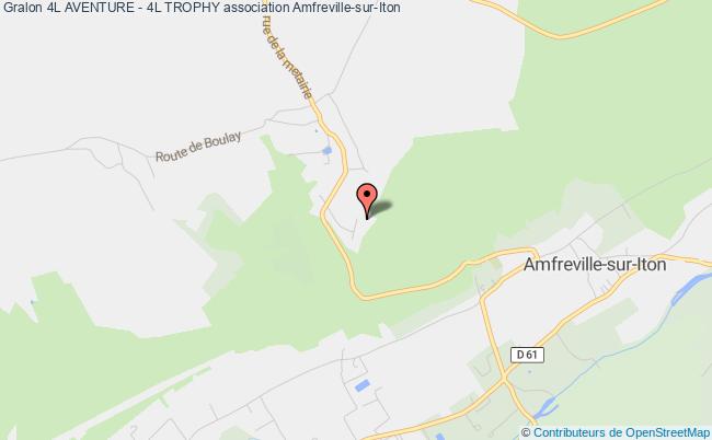 plan association 4l Aventure - 4l Trophy Amfreville-sur-Iton