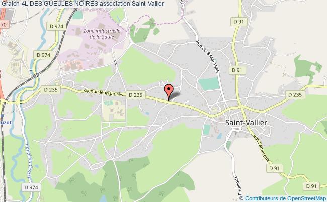 plan association 4l Des Gueules Noires Saint-Vallier